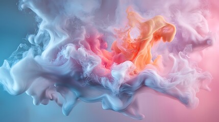 An avant-garde digital art lab with shifting holographic canvases and bioluminescent graphic designs promoting digital creativity