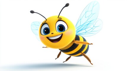 Happy Cartoon Bee.