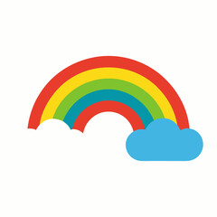 Sky rainbow vector