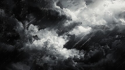 Obraz premium Weather warning for storm clouds