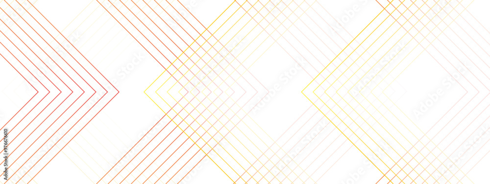 Poster Modern simple vector stripes line technology pattern. Modern minimal clean white gold background with realistic line. Concept for dynamic websites, striking posters, and business