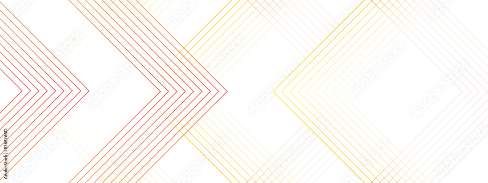 Poster Modern simple vector stripes line technology pattern. Modern minimal clean white gold background with realistic line. Concept for dynamic websites, striking posters, and business