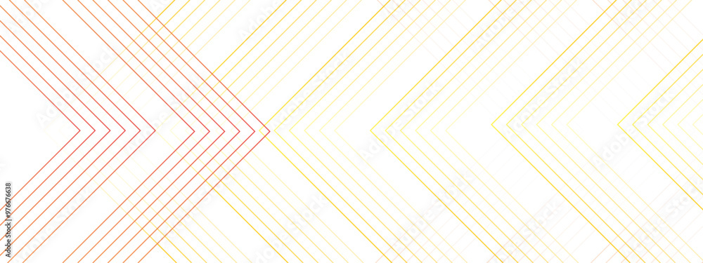 Leinwandbilder Modern simple vector stripes line technology pattern. Modern minimal clean white gold background with realistic line. Concept for dynamic websites, striking posters, and business