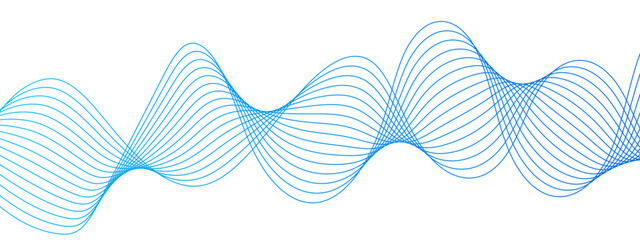 Abstract modern stream wave background and wave curve lines.  Frequency sound wave lines and twisted curve lines. Design for brochure, flyer, banner, template, business wave lines
