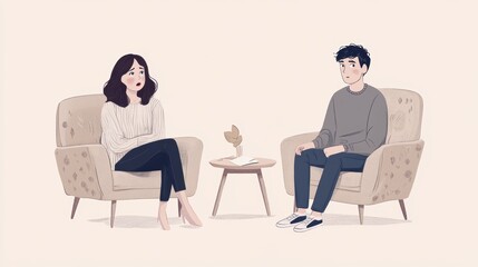 Couple in Therapy.