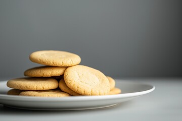 A plate of biscuits crackers