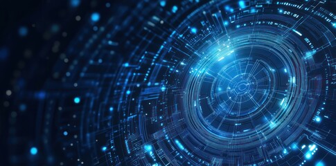 Obraz premium Abstract Digital Technology Background