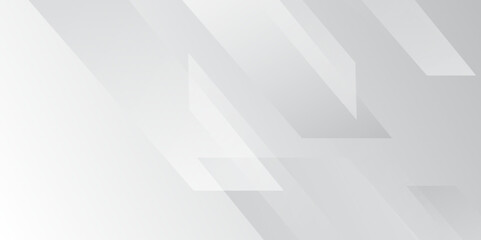 Modern simple white and grey gradient background. Geometric background with diagonal stripes arrow design. Vector illustration. Suit for business, corporate, institution,seminar, template design.	