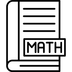 Math Book Icon