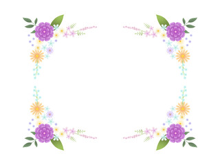 花のフレーム　D-1