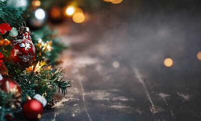 Christmas holiday background with copy space
