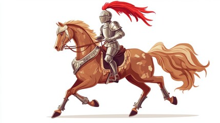 Knight on Horseback.