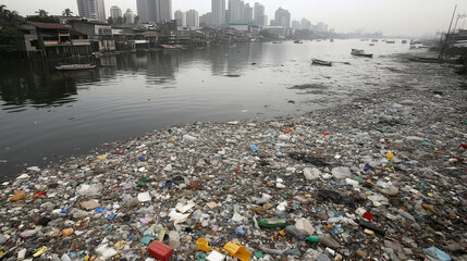 Urban Decay: The Stark Contrast Between Modern Skylines and Environmental Neglect