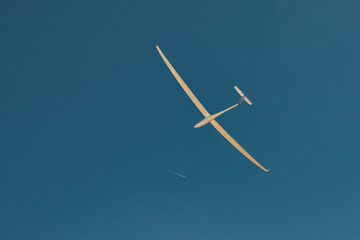 A glider in the sky