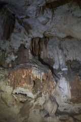 Cave in the limestone mountains