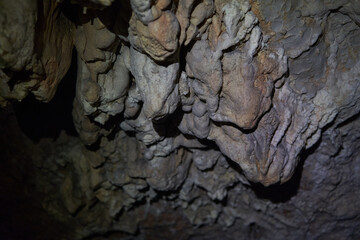 Cave in the limestone mountains