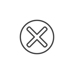 Error Notification line icon