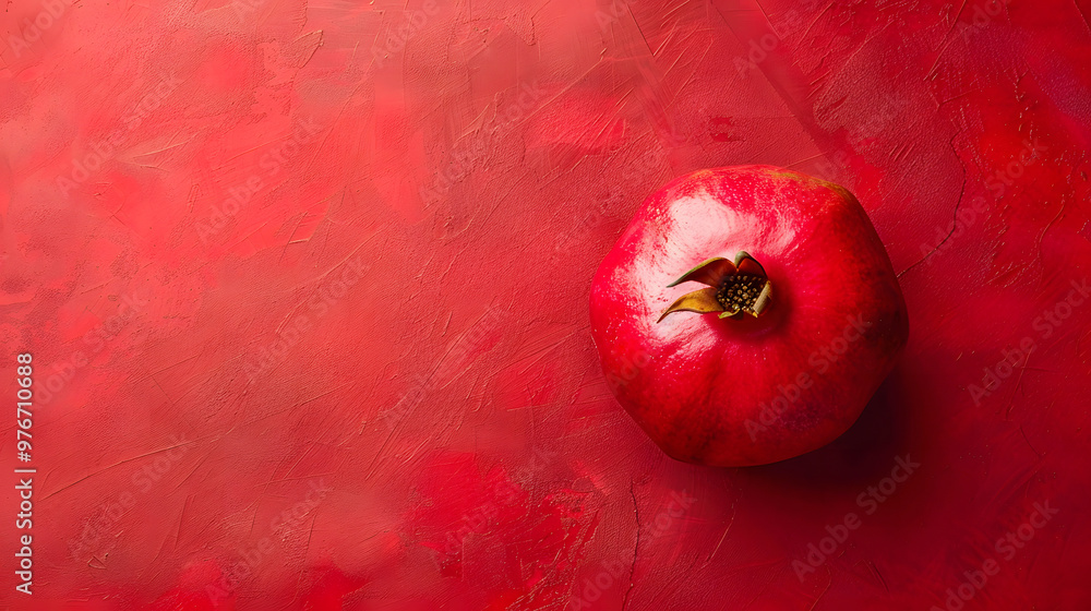 Wall mural pomegranate background