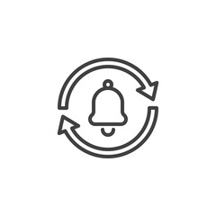 Update Notification line icon