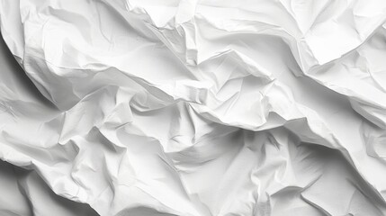 Obraz premium Crumpled White Fabric