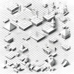 Isometric 3D Shapes on a Grid