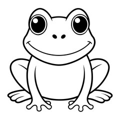 Stylish Frog Clipart for Nature and Wildlife Themes