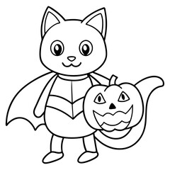 cat with a flower