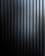 A close-up shot of a black corrugated metal surface, reflecting light in a subtle way.
