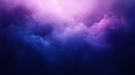 Obraz premium Beautiful abstract purple and blue clouds creating a dreamy atmosphere. Perfect for backgrounds or artistic projects.