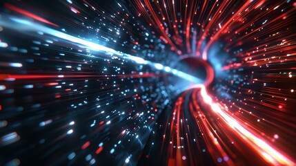 Obraz premium Discover the cuttingedge future of digital technology, where cyberspace and energy converge for an innovative tomorrow.