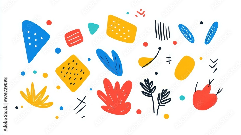 Poster discover dynamic motion graphic elements with tapered strokes and smooth animations for your design 