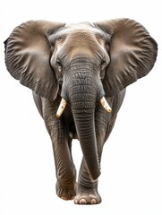 Fototapeta premium African Elephant Walking Towards the Camera