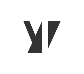 YL creative geometric initial based modern and minimal logo. Letter y l trendy fonts.