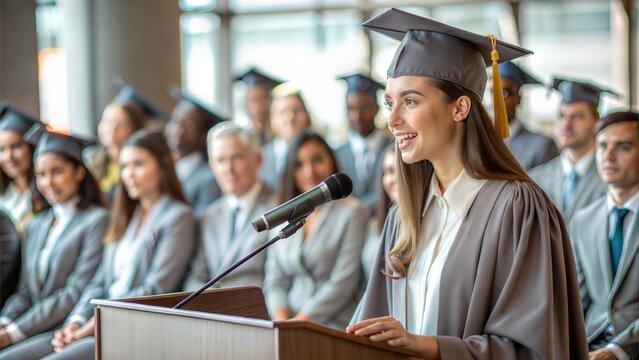 Valedictorian Speech at Graduation Ceremony
