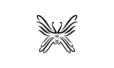 Obraz premium butterfly logo