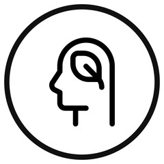 Editable go green, eco friendly, mindset vector icon. Environment, ecology, eco-friendly. Part of a big icon set family. Perfect for web and app interfaces, presentations, infographics, etc