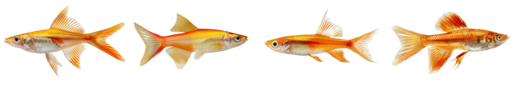 A high-quality image of a swordtail fish, emphasizing its elongated tail and vibrant colors.