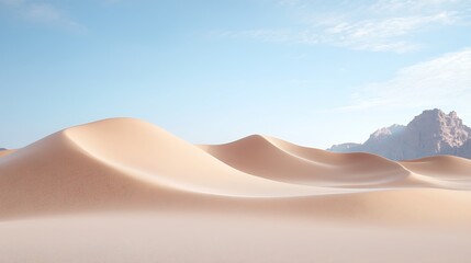 An innovative desert tour with interactive digital sand dune maps and holographic oasis experiences promoting adventurous travel