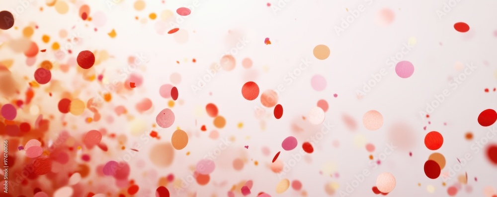 Poster colorful dots create a vibrant and dynamic background, perfect for creative designs and projects tha
