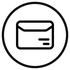 Editable mail, document, envelope vector icon. Shipping, delivery, e-commerce, transport, logistics. Part of a big icon set family. Perfect for web and app interfaces, presentations, infographics, etc