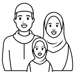 Muslim family