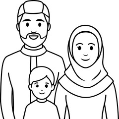 Muslim family