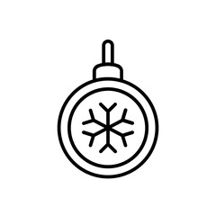 Fototapeta premium Christmas Balls Icon