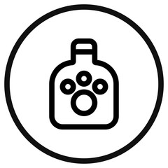 Editable pet shampoo vector icon. Veterinary, animal, pet care, pet shop. Part of a big icon set family. Perfect for business, web and app interfaces, presentations, infographics, etc