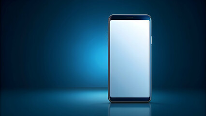 Phone screen displaying graphic on dark blue background, phone, screen, graphic, dark blue, background, technology
