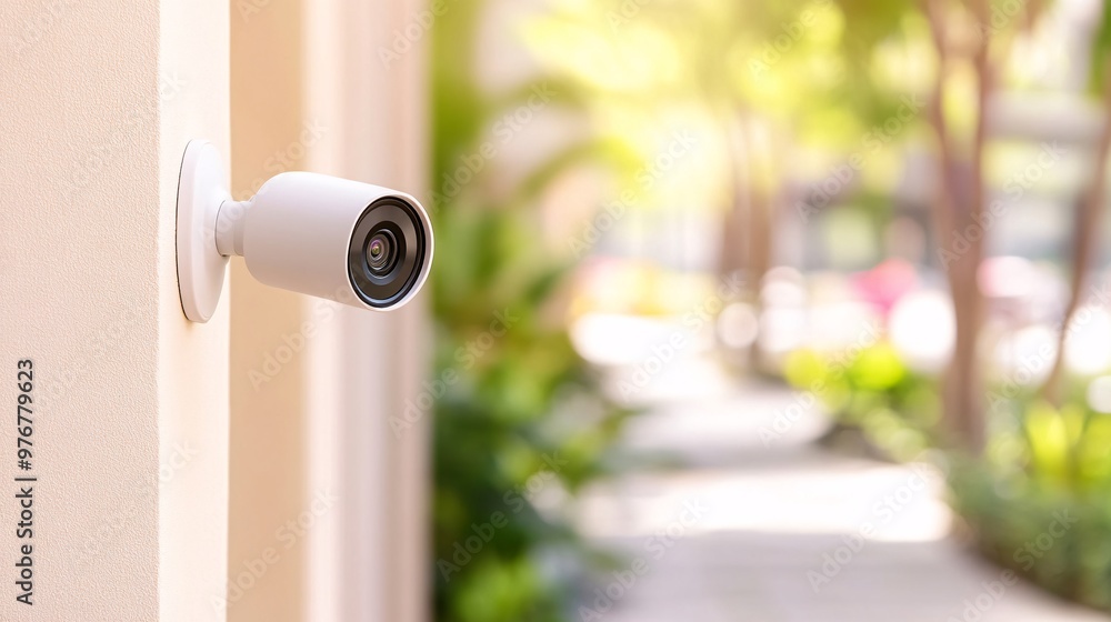 Poster affordable home cctv system with motion detection and night vision - enhance security with two-way a