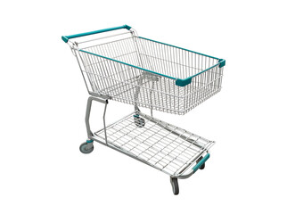 shopping cart isolated on a transparent background
