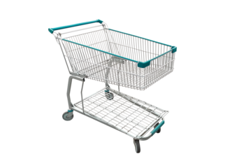 shopping cart isolated on a transparent background