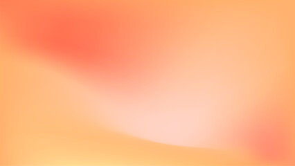 Blurred color gradient background, abstract orange grain gradation texture, vector soft peach noise texture blur abstract background