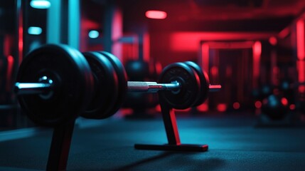 Fototapeta premium Barbell in the Gym